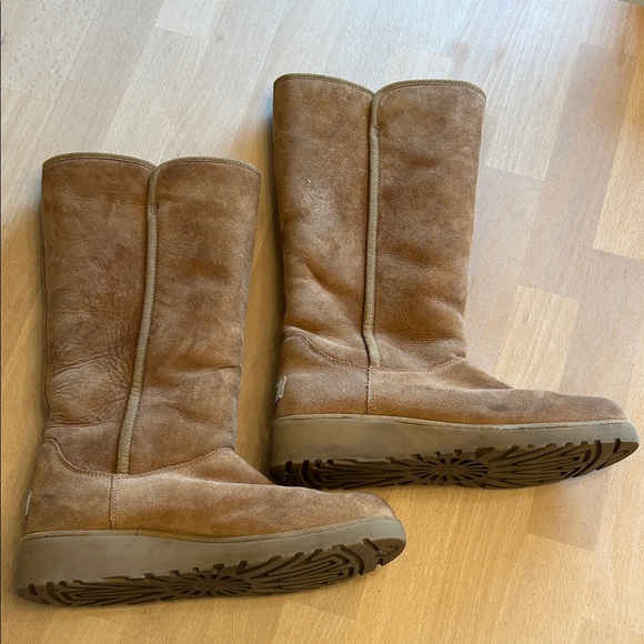 UGG Chestnut Suede Winter Boots - Picture 4 of 6